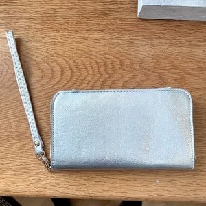 NWOT Madison West Leather Wallet Wristlet